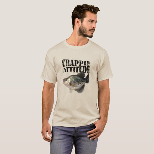 Crappie Attitude T-shirt (Voorkant volledig)