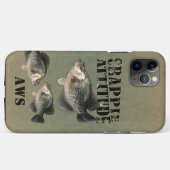 Crappie Attitude Visserij Case-Mate iPhone Hoesje (Achterkant (horizontaal))