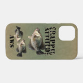 Crappie Attitude Vist Hoesje-Mate iPhone Case (Achterkant (horizontaal))