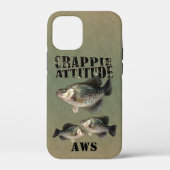 Crappie Attitude Vist Hoesje-Mate iPhone Case (Achterkant)