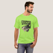 Crappie Attitude Vist T-shirt (Voorkant volledig)
