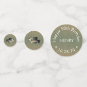 Crappie Birthday Custom Afbeelding Confetti (Voorkanten)