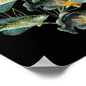 Crappie Bluegill Fishing Shirts Hoodies Black Fly Poster (Hoek)