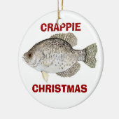 CRAPPIE CHRISTMAS KERAMISCH ORNAMENT (Links)