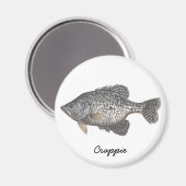 CRAPPIE, Crappie Magneet (Voorkant / Achterkant)