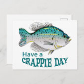 Crappie Day Briefkaart (Voorkant / Achterkant)