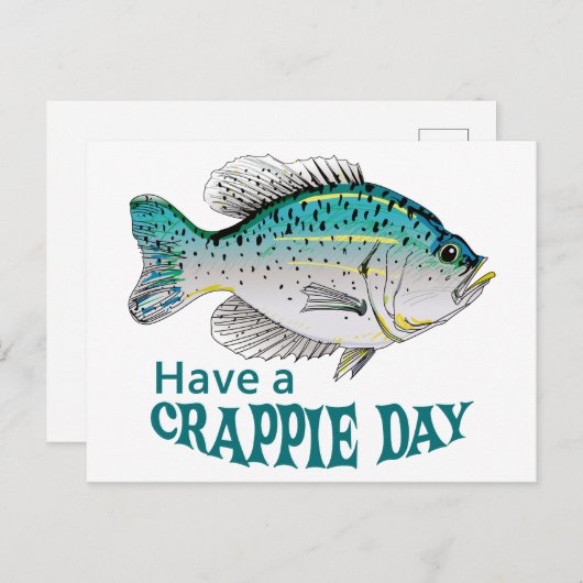 Crappie Day Briefkaart (Voorkant / Achterkant)