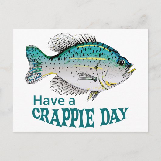 Crappie Day Briefkaart (Voorkant)