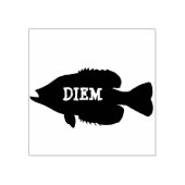 crappie diem kunststempel rubberstempel (Afrduk)