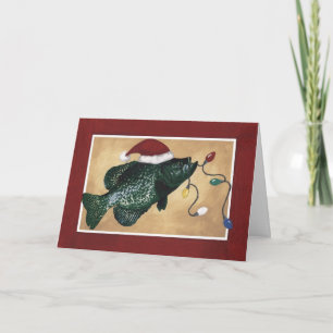 Crappie-Feestdagen Feestdagen Kaart