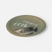 Crappie Fish 60th Birthday Papieren Bordje (Gekanteld)