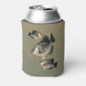 Crappie Fish Blikjeskoeler (Blikje Achterkant)