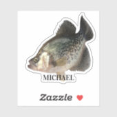Crappie Fish Sticker (Vel)