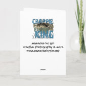 Crappie Fishin' King Kaart (Achterkant)