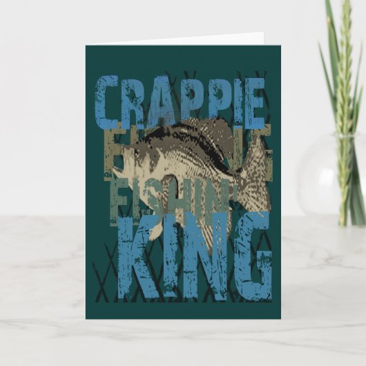 Crappie Fishin' King Kaart (Voorkant)