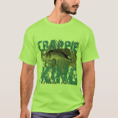 Crappie Fishin' King T-shirt (Voorkant)