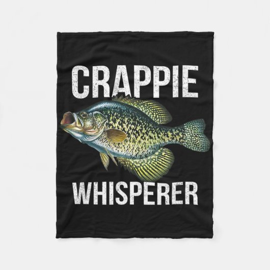 Crappie Fluisteraar Fleece Deken (Voorkant)