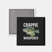 Crappie fluisteraar  magneet (Voorkant / Achterkant)