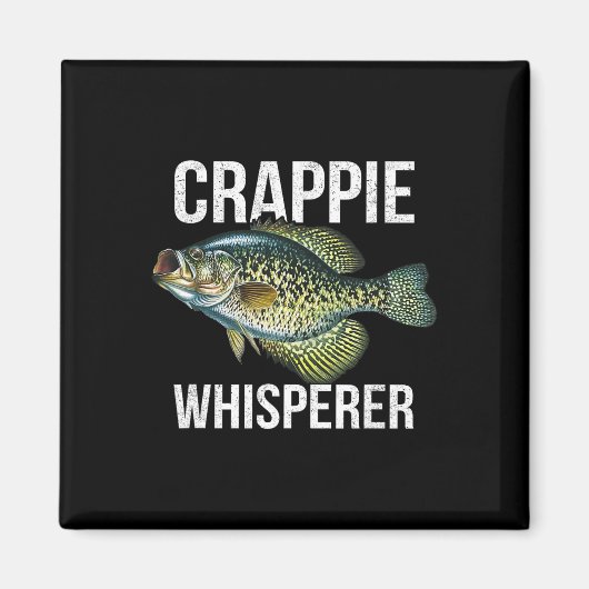 Crappie fluisteraar  magneet (Voorkant)