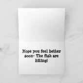 Crappie Get Well Card Kaart (Binnen)