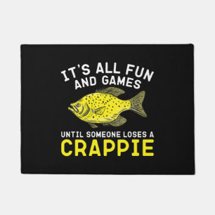 Crappie Gevist visser hengel vis Deurmat
