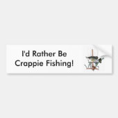 Crappie Mount Bumpersticker (Voorkant)
