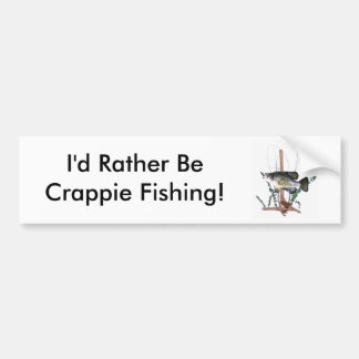 Crappie Mount Bumpersticker