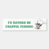 Crappie Mount Bumpersticker (Voorkant)