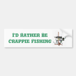 Crappie Mount Bumpersticker