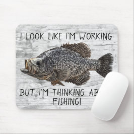 Crappie Panfish Vist Funny Angler Cool Muismat