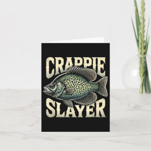 Crappie Slayer Vist enthousiaste cadeaus voor Angl Kaart