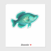 Crappie-Sticker Sticker (Vel)