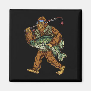 Crappie vissen Bigfoot Panfishing Vissers Magneet