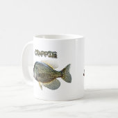 Crappie-visserij Koffiemok (Voorkant links)