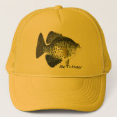 Crappie-visserij Trucker Pet (Voorkant)