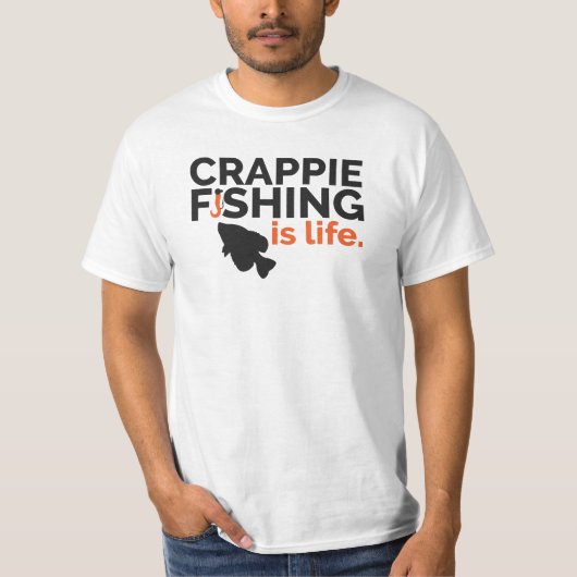 Crappie Vist Shirt door Witte Buffalo Buiten (Voorkant)