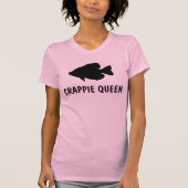 Crappie Vist sjabloon T-shirt (Voorkant)