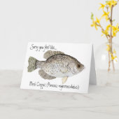 Crappie wordt goed kaart (Gele Bloem)