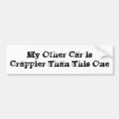Crappier Bumpersticker (Voorkant)