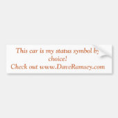 Crappy Car Bumpersticker (Voorkant)