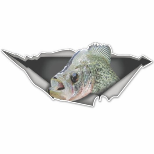 Crappy car decal, Crappy sticker, Crappy torn meta Sticker (Voorkant)