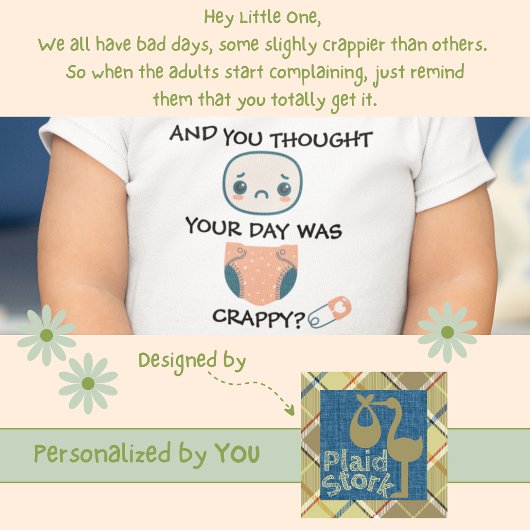 Crappy Day voor Baby - Luier Romper