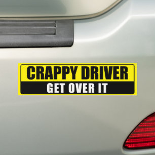 CRAPPY DRIVER BUMPERSTICKER