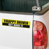 CRAPPY DRIVER BUMPERSTICKER (Op Truck)