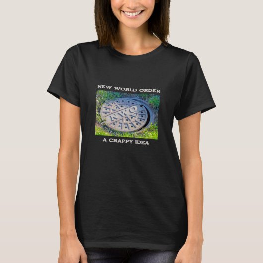 Crappy Idee (donker) T-shirt (Voorkant)