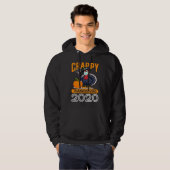 Crappy Thanksgiving 2020 Turkey Wearing Mask Hoodie (Voorkant volledig)