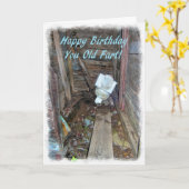 Crappy Verjaardag Kaart (Gele Bloem)