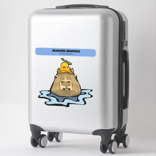 Crappybara Sticker (Koffer)
