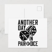 Craps Casino op een andere dag in de lucht van Dic Briefkaart (Voorkant / Achterkant)