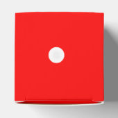 Craps Dice Box - Aangepaste kleurenachtergrond Bedankdoosjes (Bovenkant)